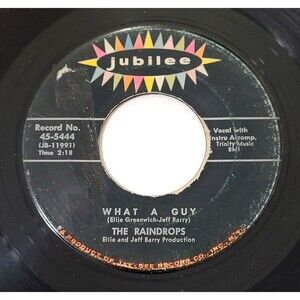The Raindrops What A Guy / It's So Wonderful 45 RPM Vinyl Jubilee VG- Pop '63